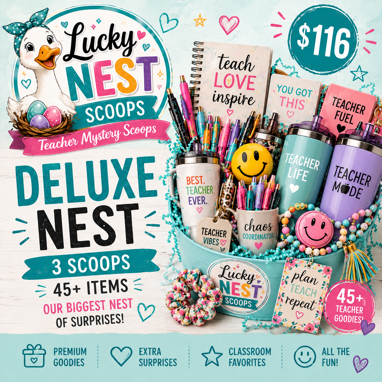 3 Scoops- Deluxe Nest